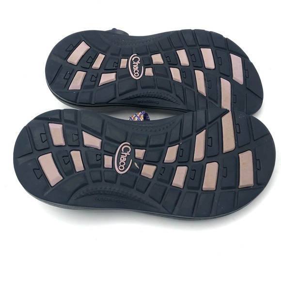 Chaco Sandals Purple Plaid Adjustable Strap Girls Size 2 - Picture 7 of 7